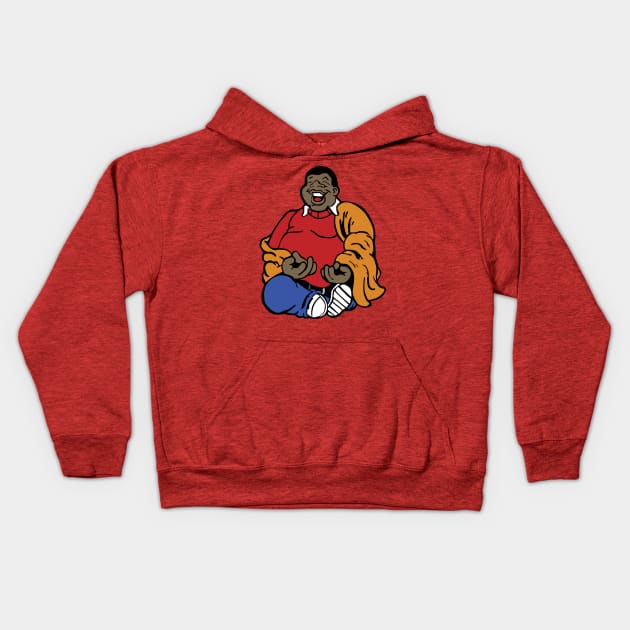 Fat Albert Buddha Kids Hoodie by PrettyGoodPosters